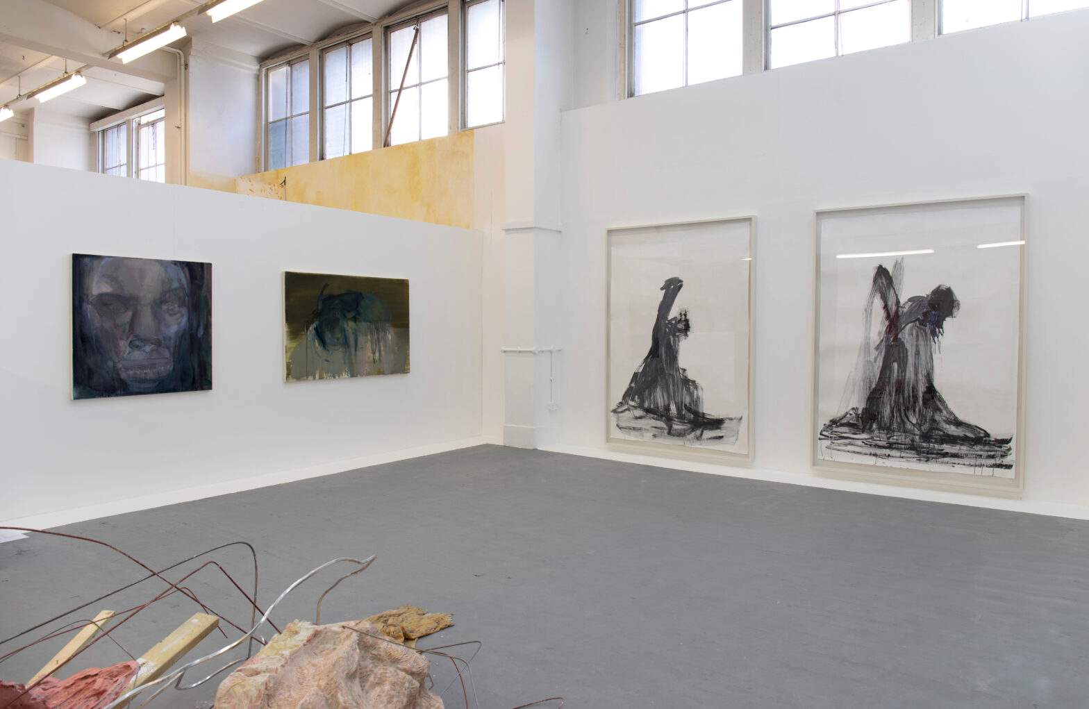 paintings-remi-ajani-foreground-sculpture-julier-barker